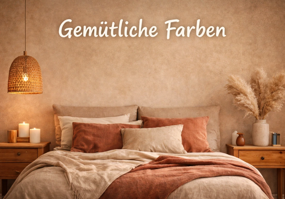 Welche Farben machen ein Schlafzimmer gemütlich?