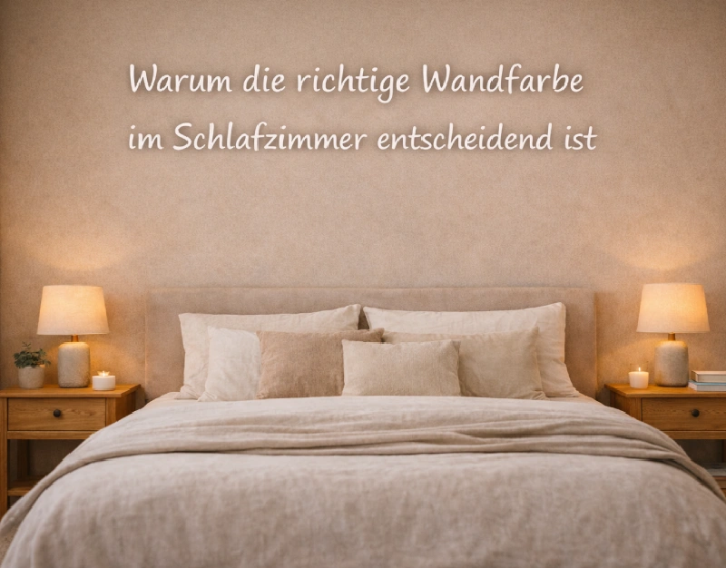 Warum die richtige Wandfarbe im Schlafzimmer entscheidend ist