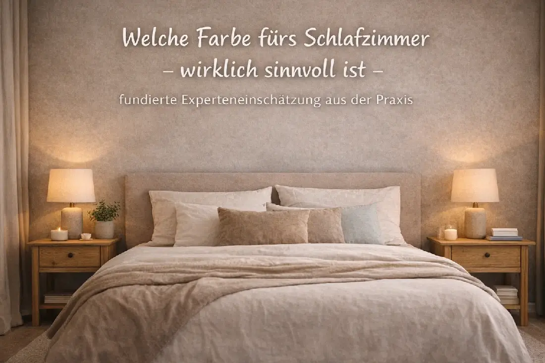 Welche Wandfarbe fürs Schlafzimmer
